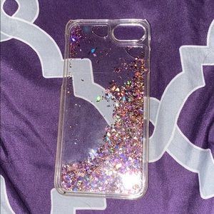 iPhone 7 glitter case